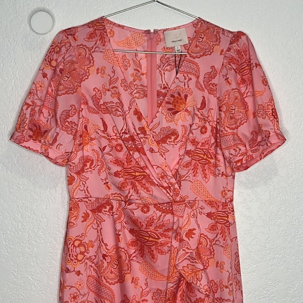 NWT Cinq a Sept Kay Midi Dress Size 4 - Picture 4 of 16